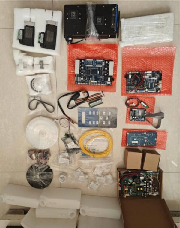 Kit xp600 for Upgrading Chinese Inkjet Printer with 2 xp600 printheads (roll to roll style) - Image 2